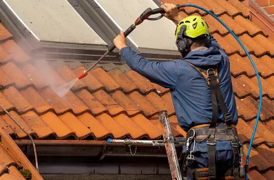 Démoussage et hydrofuge de toiture à Courvières